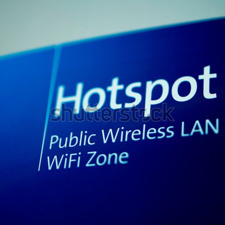 Hotspot sign Stock photo © ifeelstock