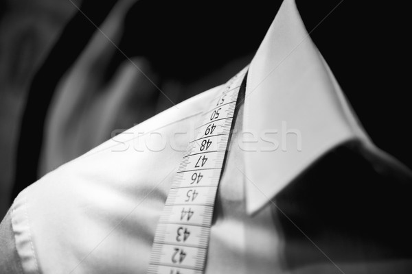Shirt tailoring in tailor shop Stock photo © ifeelstock