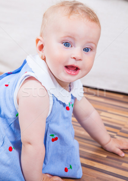 1 year old baby girl portrait Stock photo © igabriela