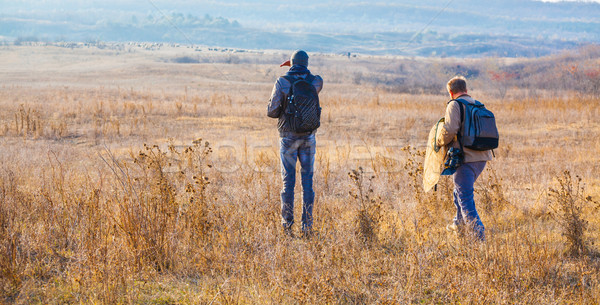 Biologists in the field Stock photo © igabriela