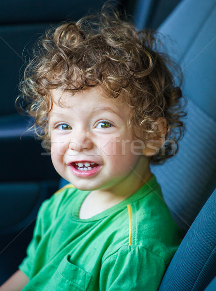 1 éves baba fiú portré autó gyermek Stock fotó © igabriela