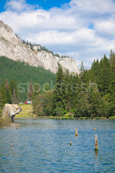Red Lake and Hasmas Mountains Stock photo © igabriela