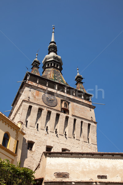 óra torony alulról fotózva kilátás citadella város Stock fotó © igabriela