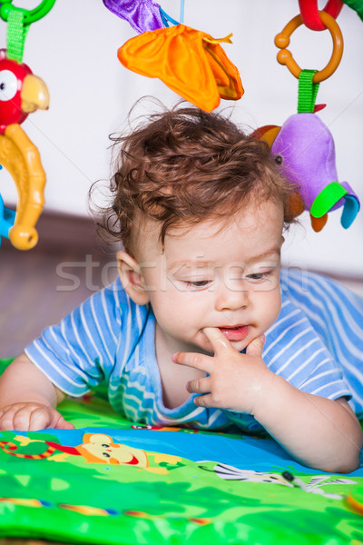 Mois bébé garçon portrait vieux maison [[stock_photo]] © igabriela