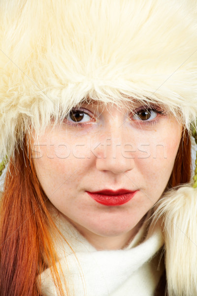 Elegant redhead portrait Stock photo © igabriela