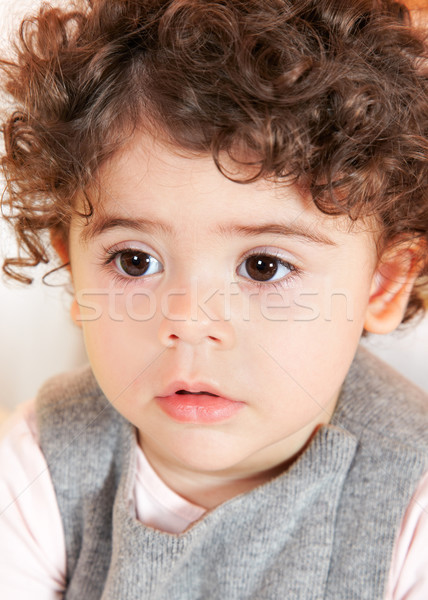 Baby girl portrait Stock photo © igabriela