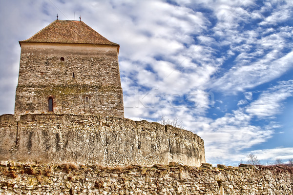 Contadino fortezza Romania costruzione pietra torre Foto d'archivio © igabriela