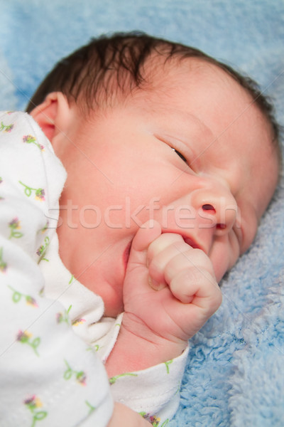 Newborn baby boy Stock photo © igabriela