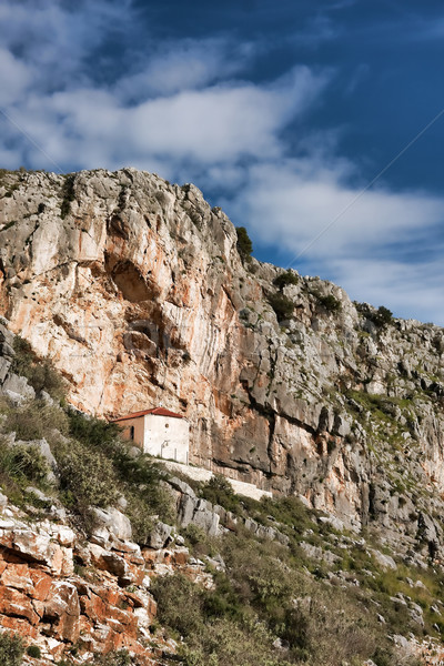 Chapel in the Mavra Ori mountain Stock photo © igabriela