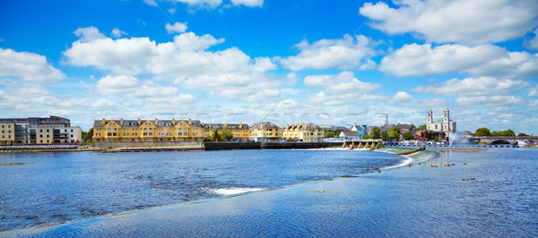 Athlone city and Shannon river Stock photo © igabriela