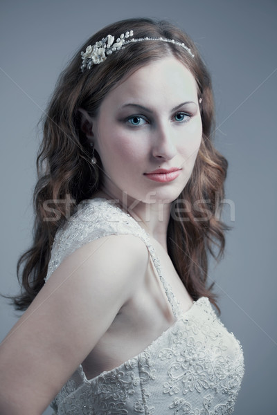 Portrait of young bride Stock photo © igabriela