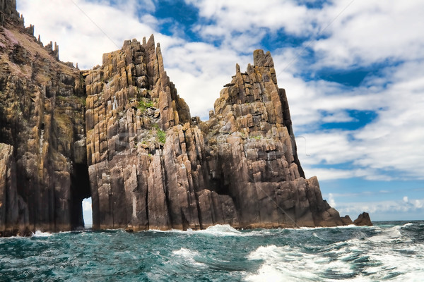 рок пейзаж горные океана острове ирландский Сток-фото © igabriela