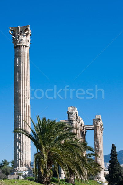 Templo detalhes Atenas Grécia pedra Foto stock © igabriela