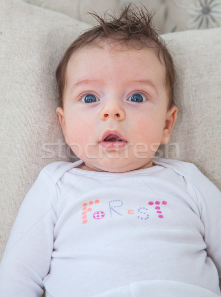 Portrait of 2 months old baby boy Stock photo © igabriela
