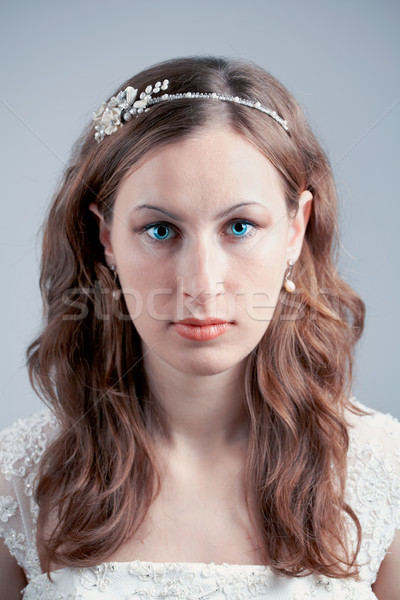 Portrait of young bride Stock photo © igabriela