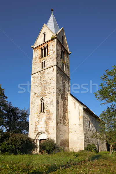 Santamaria Orlea Reformed Church Stock photo © igabriela