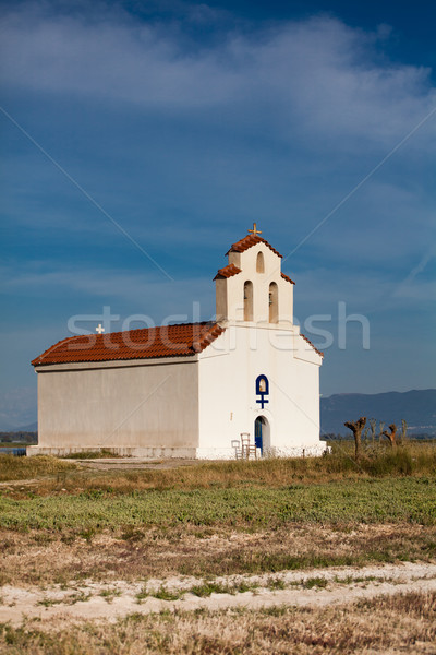 Chapel at Strophylia wetlands Stock photo © igabriela