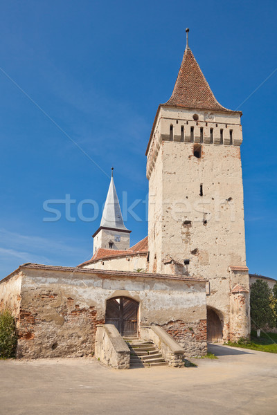 Mosna Fortified Church Stock photo © igabriela