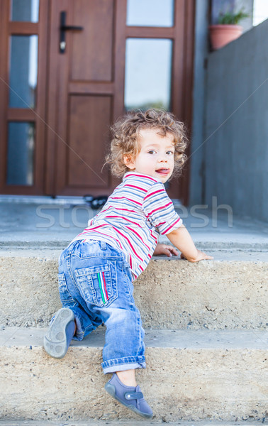 Baby boy portrait Stock photo © igabriela