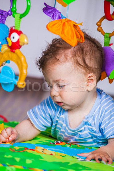 Mois bébé garçon portrait vieux maison [[stock_photo]] © igabriela