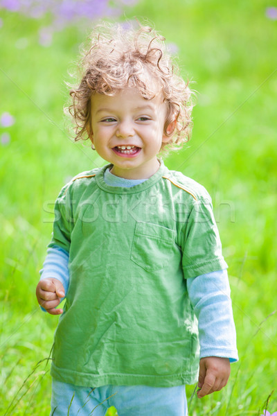 Stockfoto: Baby · jongen · portret · berg