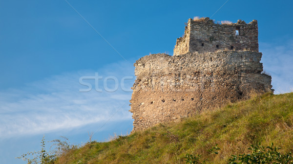 Panoramic vedere medieval arhitectură cădea Imagine de stoc © igabriela