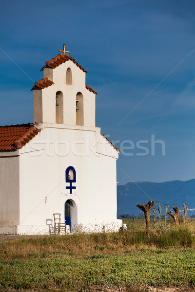 Chapel at Strophylia wetlands Stock photo © igabriela
