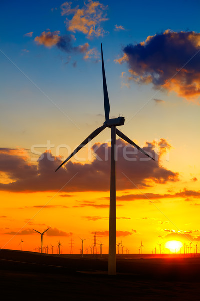 Wind turbines Stock photo © igabriela