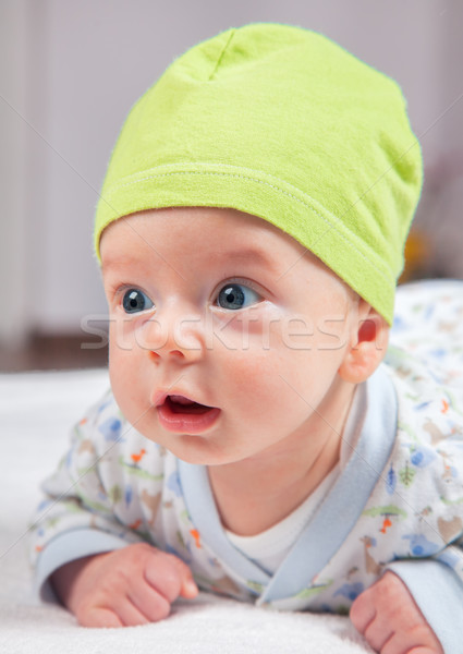 2 months baby boy portrait Stock photo © igabriela