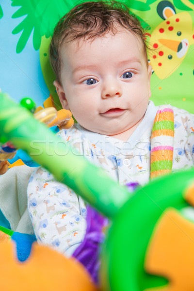 Baby boy on playmat Stock photo © igabriela
