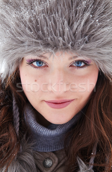 Portrait of beautiful young woman outdoor Stock photo © igabriela