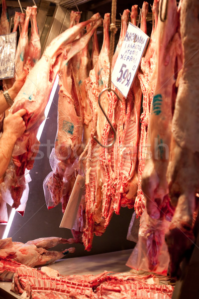 Athens meat market Stock photo © igabriela