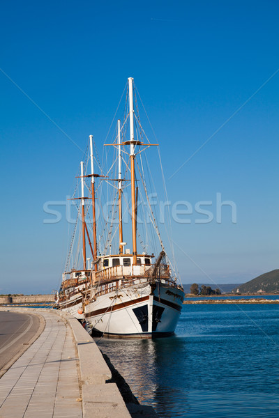 Ships at Lefkada Stock photo © igabriela