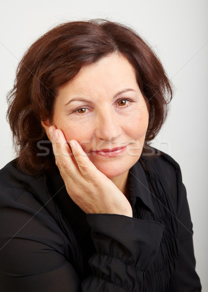 Middle aged woman portrait Stock photo © igabriela
