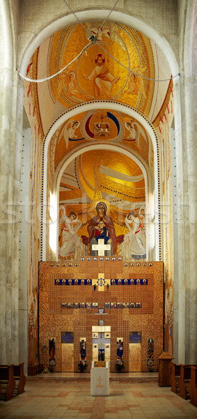 Interior of Greek Cathlic cathedral in Cluj Napoca Stock photo © igabriela
