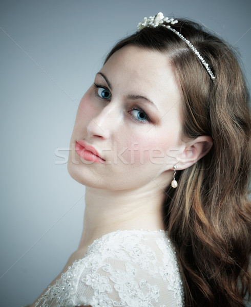 Portrait of young bride Stock photo © igabriela