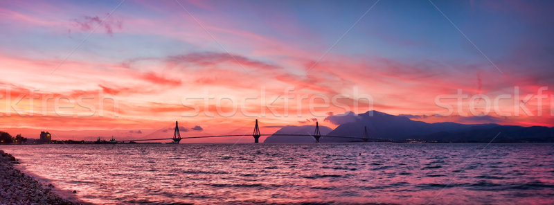 Rio - Antirrio Bridge Stock photo © igabriela