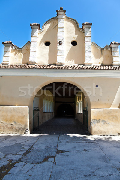 Entrance at Prejmer Fortified Church Stock photo © igabriela