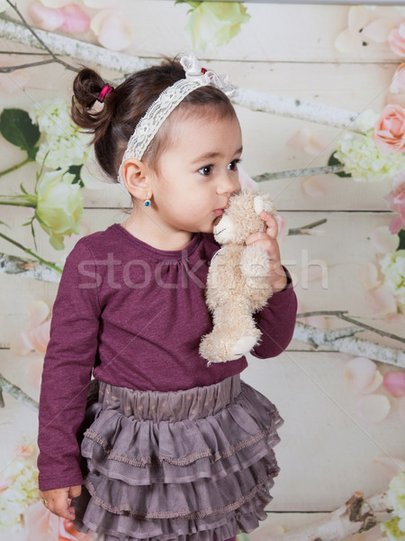 1 and a half year old baby girl indoor Stock photo © igabriela