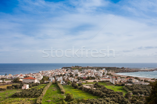 Paleochora town in Crete Stock photo © igabriela