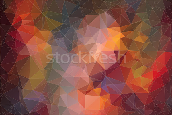 Composition with triangles geometric shapes Stock photo © igor_shmel