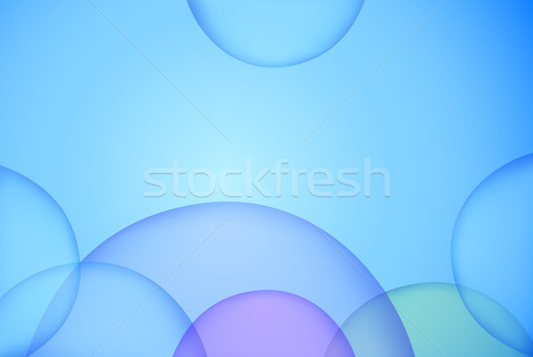 Bubbles Circle Dots Unique Blue Bright Stock photo © igor_shmel