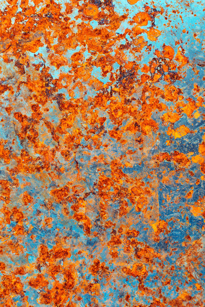 Tial and orange rust texture. Stock photo © igor_shmel