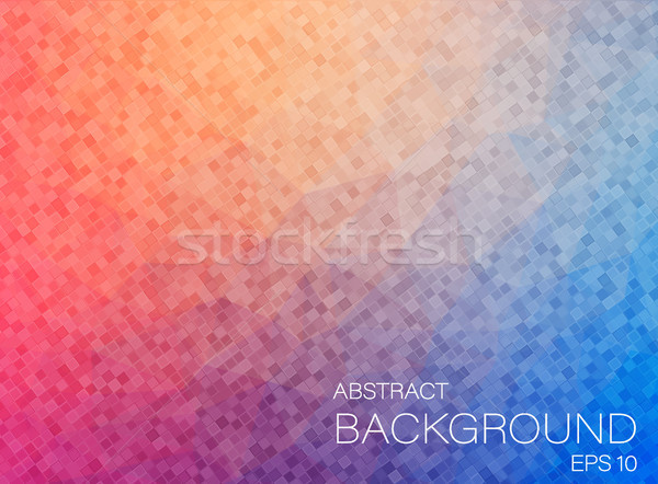 Composition with square geometric shapes Stock photo © igor_shmel