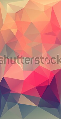 Abstract triangle flat colorful background Stock photo © igor_shmel