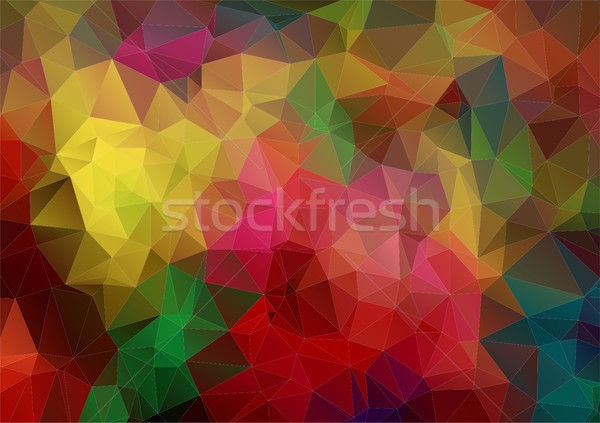 Geometrischen Formen Vektor abstrakten Web Retro Stock foto © igor_shmel