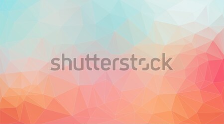 Light tial and orange shape composition background Stock photo © igor_shmel