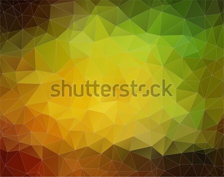 Stockfoto: Geel · groene · vector · abstract · kleur