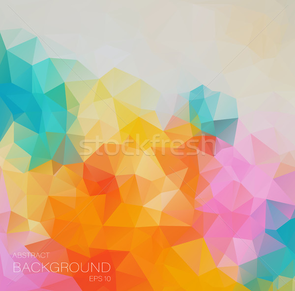 Foto stock: Abstrato · gradiente · triângulo · formas · web · design