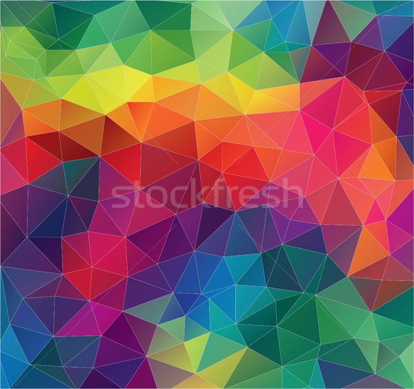 Flat Geometric triangle wallpaper Stock photo © igor_shmel